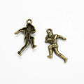 30x16MM Zinc Alloy Football Charm Pendant for DIY Necklace Bracelet Jewelry Making