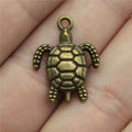 23x17mm 1.6g Multicolor Zinc Alloy Sea Turtle Charm Pendant for DIY Necklace Bracelet Jewelry Making
