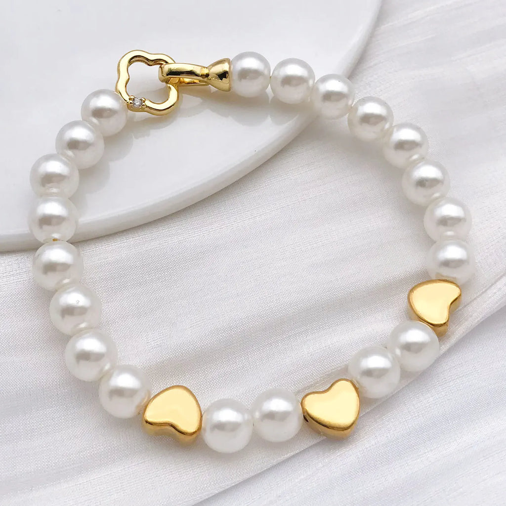 Stainless Steel Round Heart Five-Point Star Moon Spacer Beads for DIY Bracelet Necklace