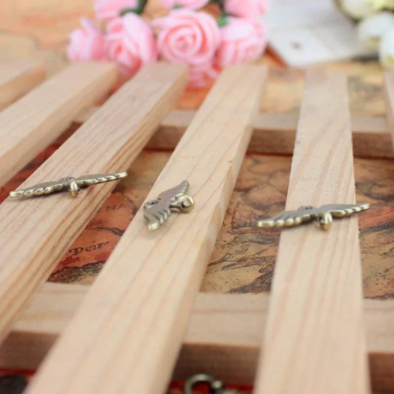 25x10MM Zinc Alloy Wing Charm Pendant for DIY Necklace Bracelet Jewelry Making