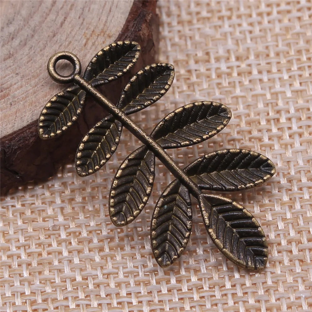 38x22mm 2.8g Multicolor Zinc Alloy Tree Branch Charm Pendant for Necklace Bracelet Jewelry Making