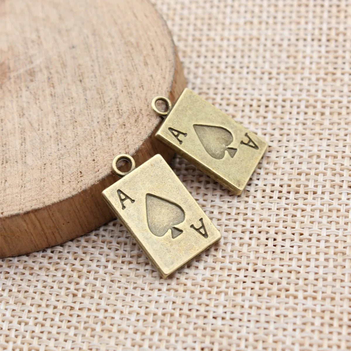 21x12mm 2.3g Multicolor Zinc Alloy Playing Card Charm Pendant for Bracelet Necklace DIY Jewelry Making