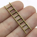 51x10mm 2.3g Multicolor Zinc Alloy Ladder Charm Pendant for Tool Theme Bracelet Necklace Making