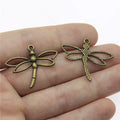 32x27mm 1.4g Multicolor Zinc Alloy Dragonfly Charm Pendant for Necklace Bracelet DIY Jewelry Making