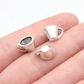 11.6x8x7.1mm 0.98g Antique Silver Zinc Alloy 3D Cup Charm Pendant for DIY Necklace Bracelet Jewelry