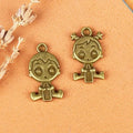 23x13MM Antique Silver Zinc Alloy Charm Pendant for DIY Necklace Bracelet Jewelry Making