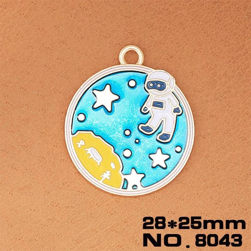 Zinc Alloy Rocket Charm Pendant for DIY Necklace Bracelet Jewelry Making