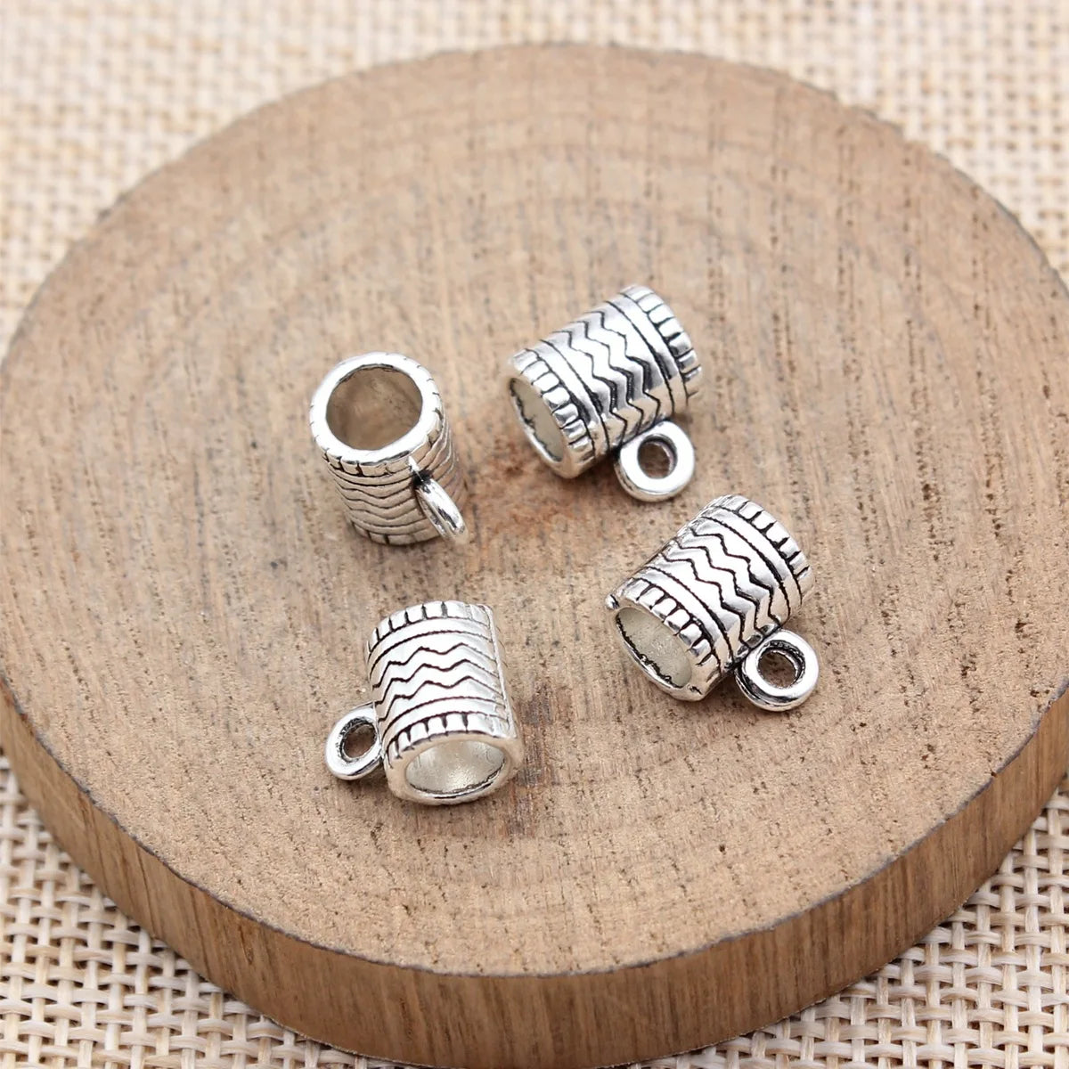11x9.5x7.4mm 1.2g Multicolor Zinc Alloy Three Way Bail Pendant Connector for Bead Tassel Jewelry DIY