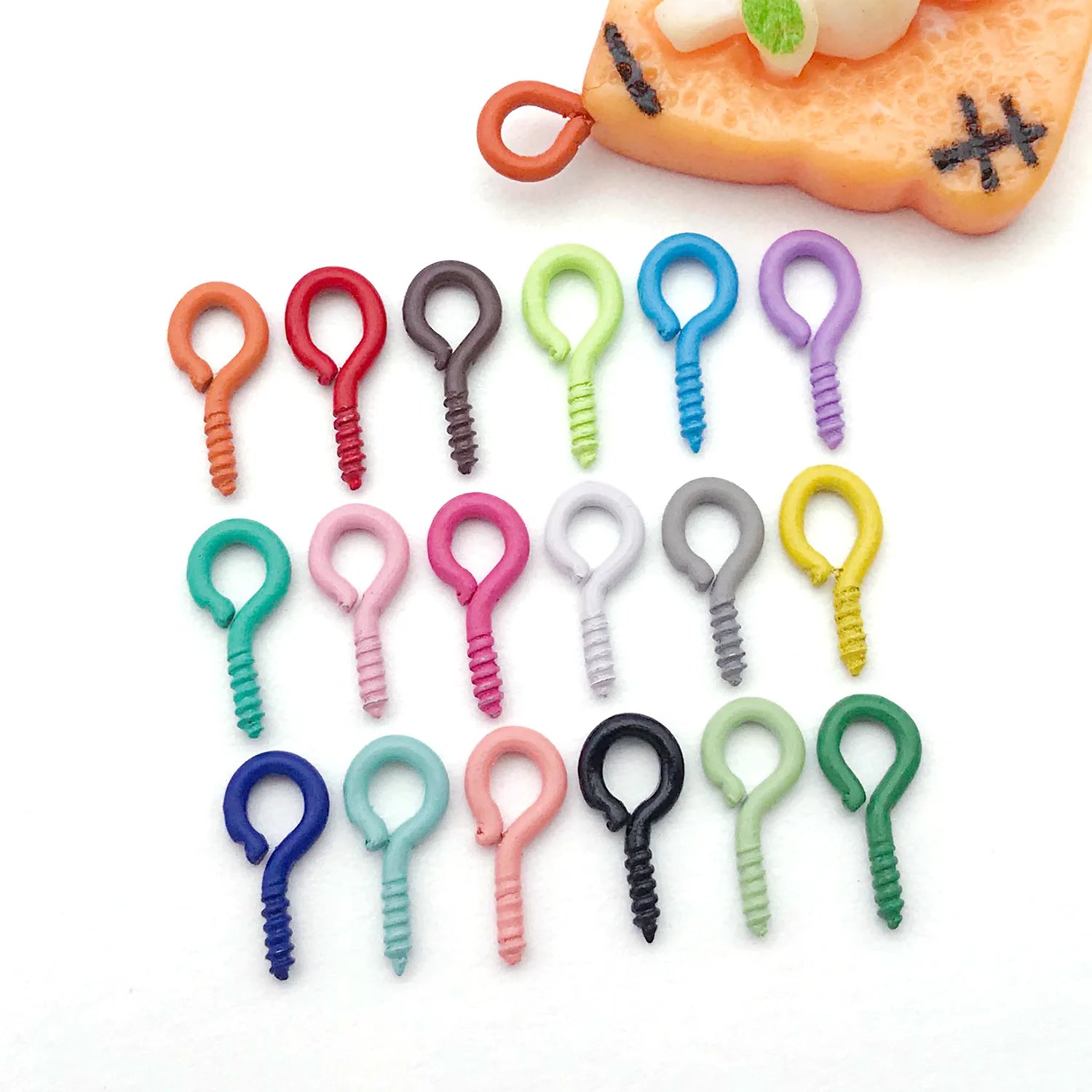 Enamel Coated Iron Horn Eye Pins for Doll, Toy and Jewelry DIY Findings
