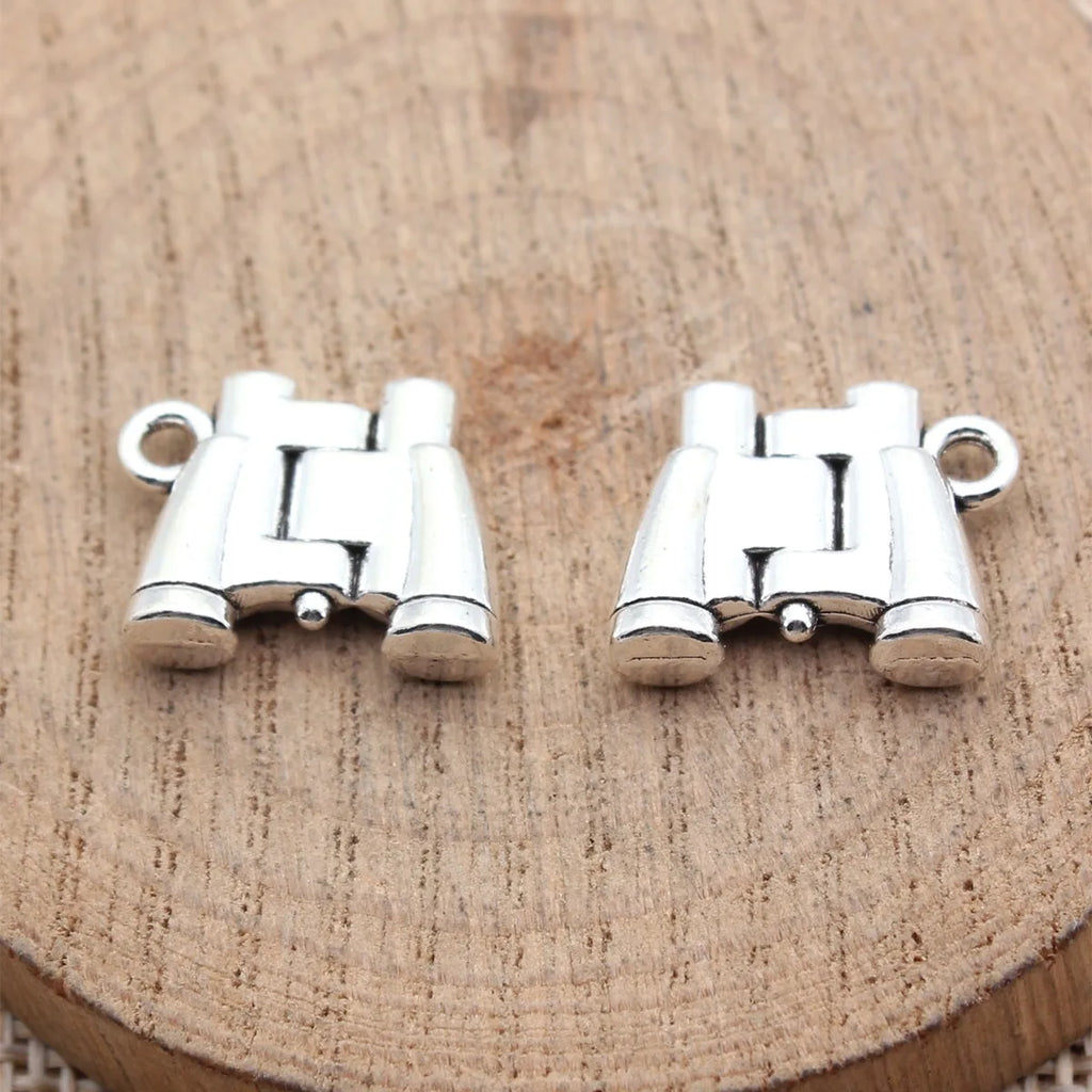 16x13mm 2.8g Multi Color Zinc Alloy Telescope Charm Pendant for DIY Necklace Bracelet Jewelry