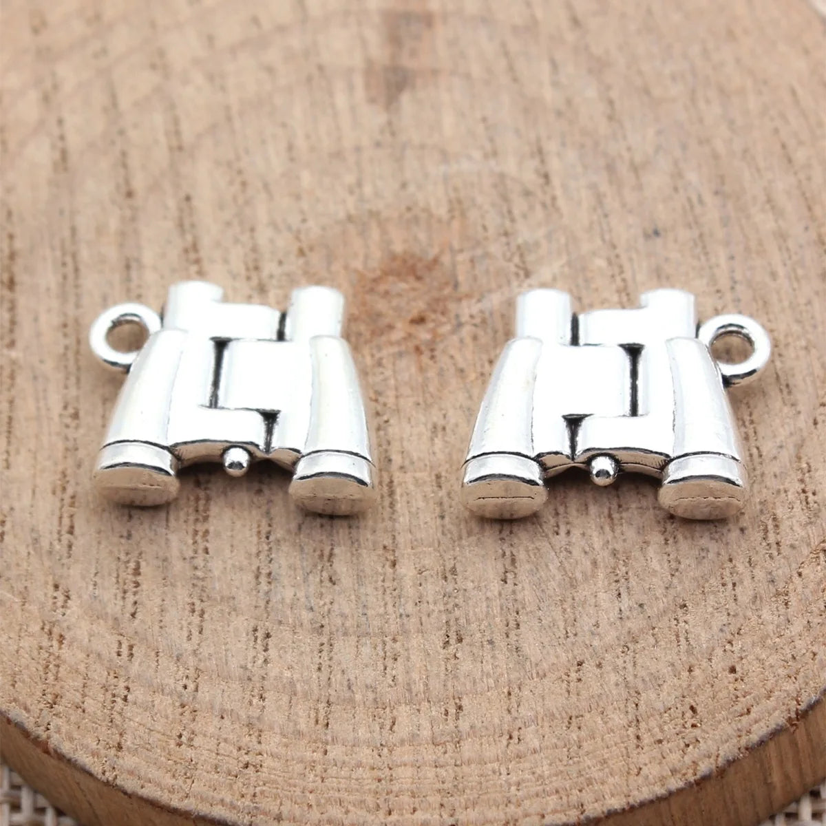 16x13mm 2.8g Multi Color Zinc Alloy Telescope Charm Pendant for DIY Necklace Bracelet Jewelry