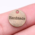 14mm 1.2g Zinc Alloy handmade Letter Charm Pendant for Bracelet Necklace Jewelry Making