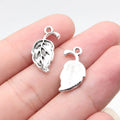 20x10mm 0.95g Multicolor Zinc Alloy Leaf Charm Pendant for Clothing Accessories and DIY Jewelry Making