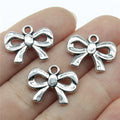 19x15mm 1.5g Multicolor Zinc Alloy Bow Tie Butterfly Charm Pendant for DIY Necklace Bracelet Jewelry Making