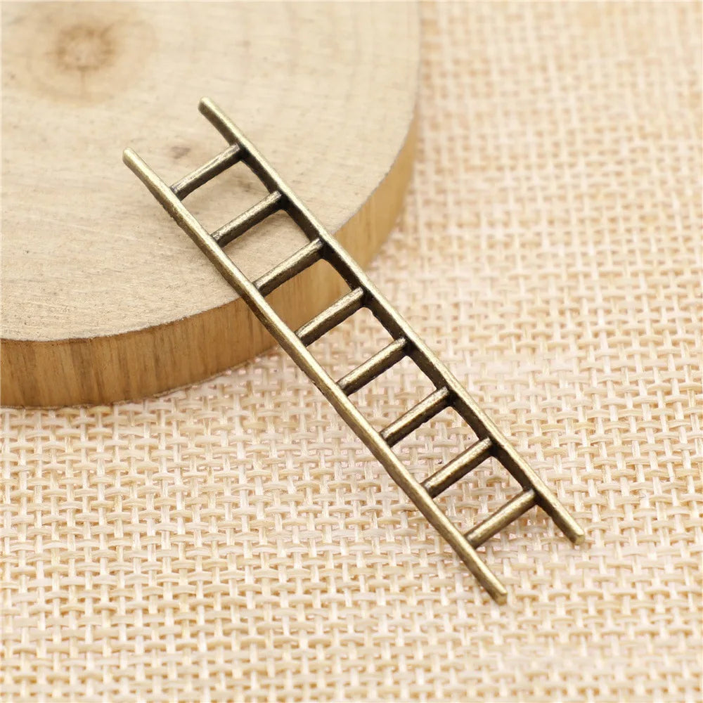 51x10mm 2.3g Multicolor Zinc Alloy Ladder Charm Pendant for Tool Theme Bracelet Necklace Making