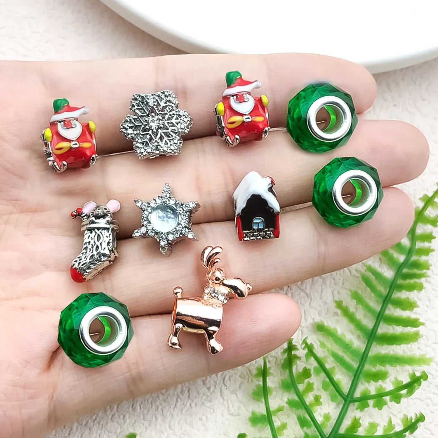 Acrylic Resin Bead Charm Pendants Style 0763