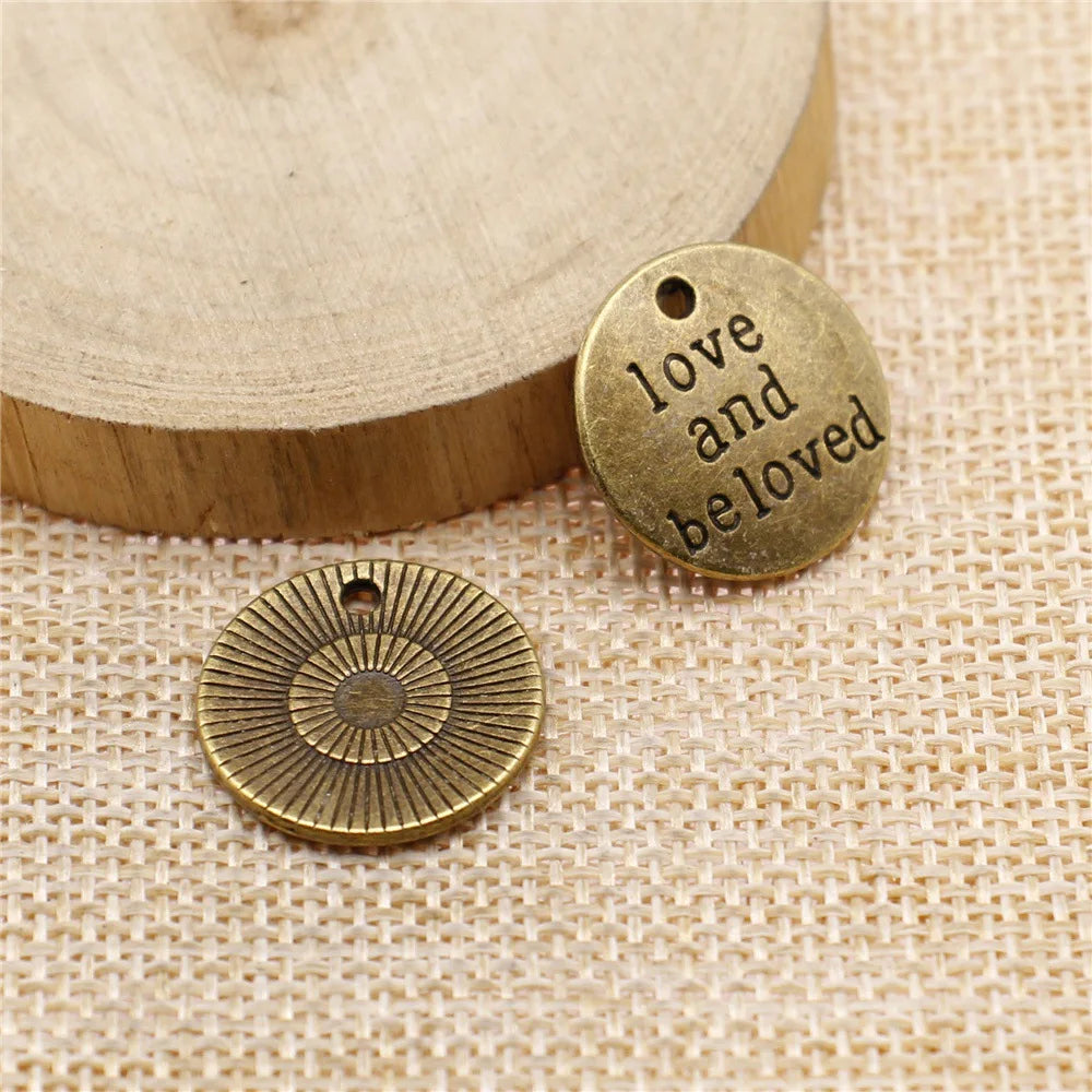 20mm 3g Zinc Alloy Letter Charm Pendants for DIY Bracelet Necklace Jewelry Making