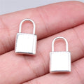 18x11mm 2.46g Antique Silver Zinc Alloy Lock Charm Pendant for DIY Bracelet Necklace Jewelry Making