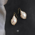 Light Luxury Resin Conch Shell Drop Earrings For Women Beach Vacation Geometric Jewelry