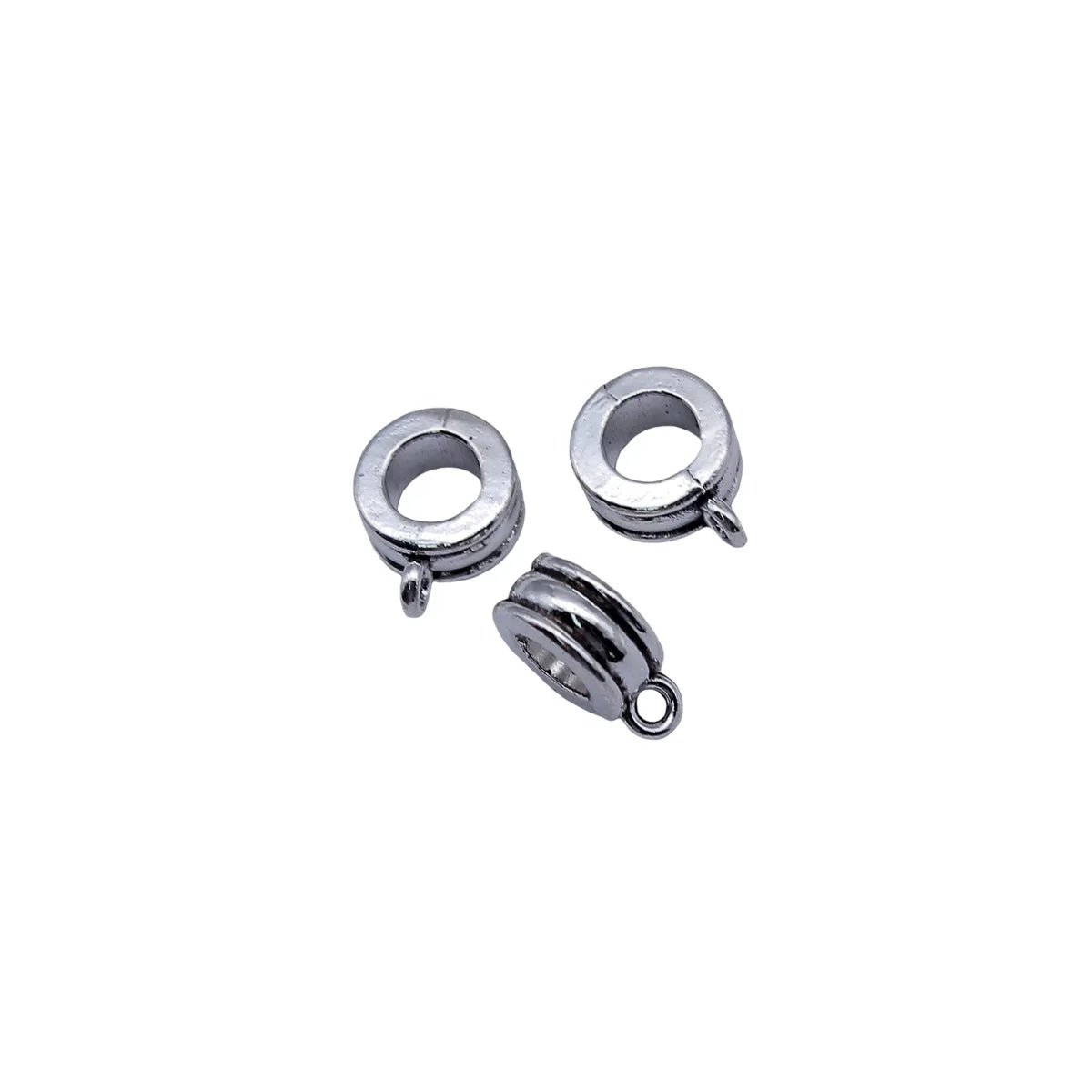 13x10x5.2mm 1.5g Antique Silver Zinc Alloy Pendant Bail jewelry findings for necklace charm making