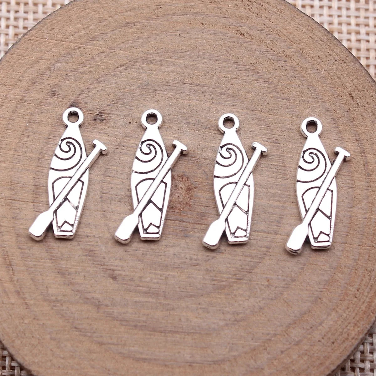 20x7mm 0.65g Antique Silver Zinc Alloy Small Boat Charm Pendant for DIY Necklace Bracelet Making