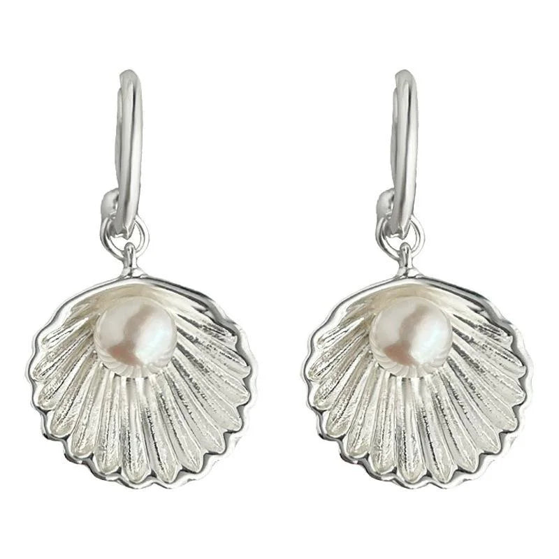 Real Gold Plated Copper Clip On Drop Earrings Double Layer Spiral Floral Sweet Jewelry for Women