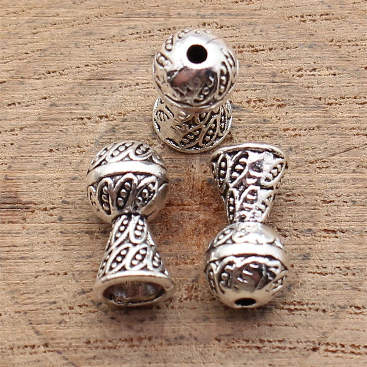 13x7x7mm 1.3g Multicolor Zinc Alloy Ball Head Tassel Cap Pendant for DIY Earrings Necklace Jewelry