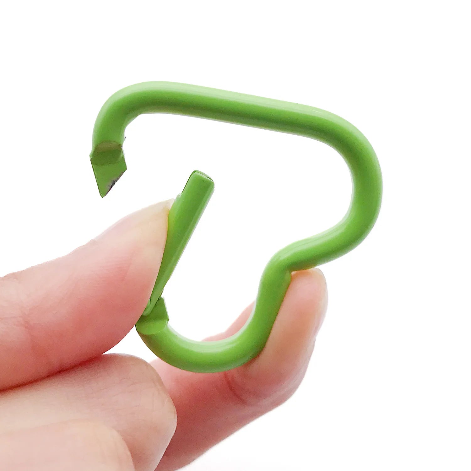 Enamel Zinc Alloy Heart Spring Clasps