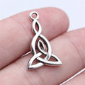 15x25mm 1.2g Multicolor Zinc Alloy Celtic Knot Charm Pendant for DIY Necklace Bracelet Jewelry Making