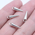 4x16mm 0.6g Multicolor Zinc Alloy Cone Spike charm pendant for DIY necklace earring making