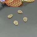 11x8MM Antique Silver Zinc Alloy Teardrop Charm Pendant for DIY Necklace Bracelet Jewelry Making