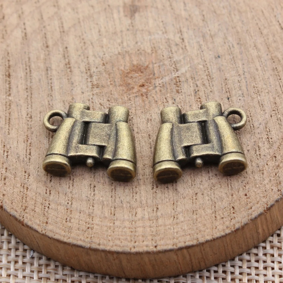 16x13mm 2.8g Multi Color Zinc Alloy Telescope Charm Pendant for DIY Necklace Bracelet Jewelry