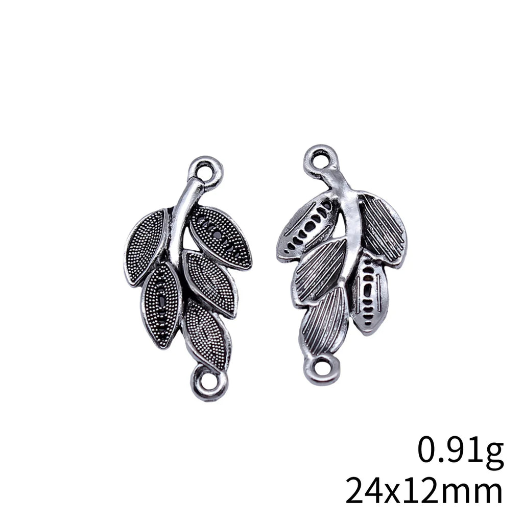 24x12mm 0.91g Antique Silver Zinc Alloy Tree Branch Charm Pendant for DIY Necklace Bracelet Making
