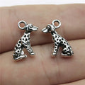 15x10mm 1.2g Multicolor Zinc Alloy Dog Charm Pendant for DIY Bracelet Necklace Jewelry Making