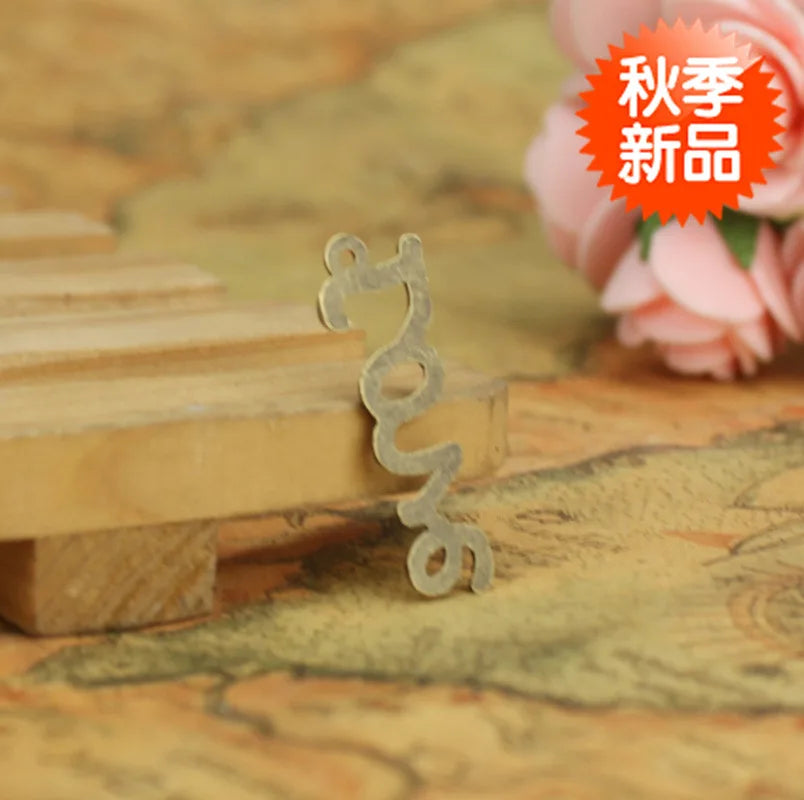 30x10MM Zinc Alloy LOVE Charm Pendant for DIY Necklace Bracelet Jewelry Making