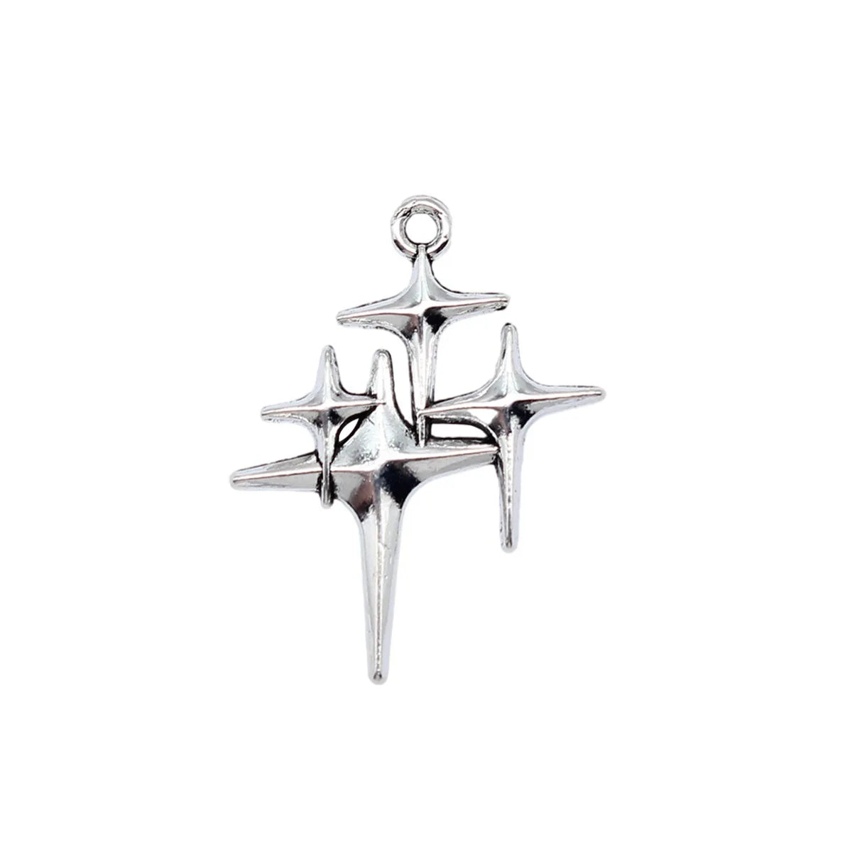 29x23mm 2g Multicolor Zinc Alloy Shining Star Charm Pendant for DIY Necklace Bracelet Jewelry Making