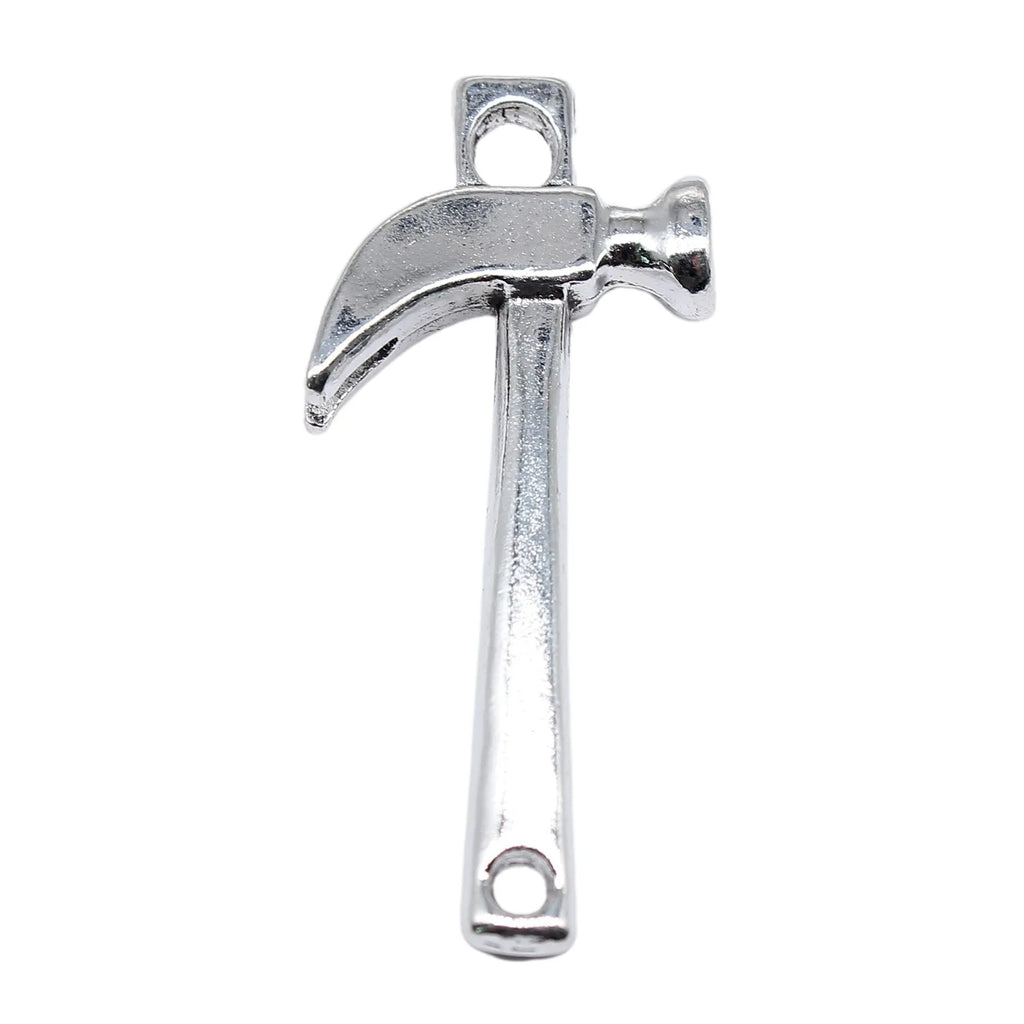 44x20mm 5.5g Antique Silver Zinc Alloy Hammer Tool Charm Pendant for DIY Necklace Bracelet Making
