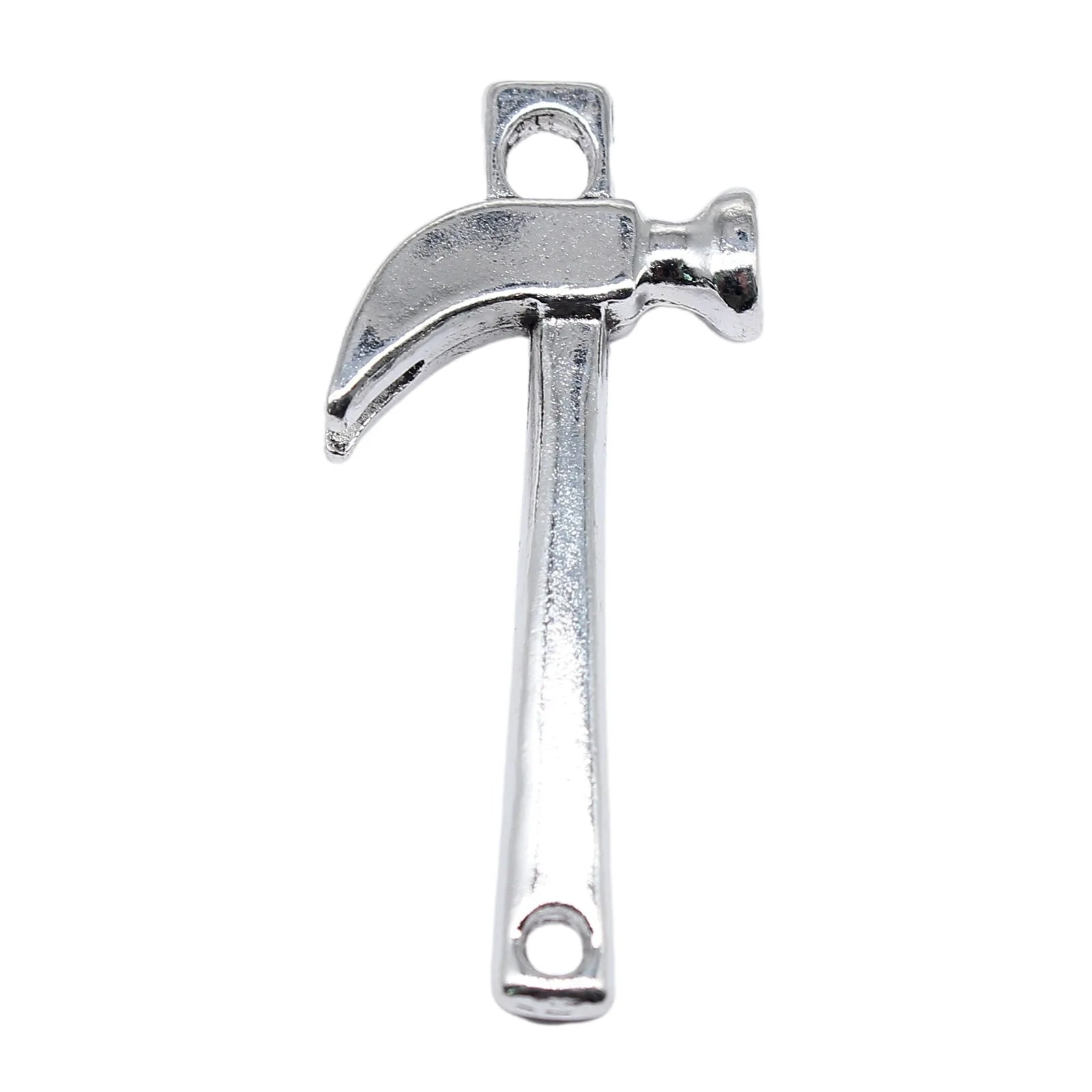44x20mm 5.5g Antique Silver Zinc Alloy Hammer Tool Charm Pendant for DIY Necklace Bracelet Making