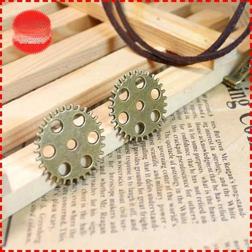 25MM Antique Silver Zinc Alloy Charm Pendant for DIY Necklace Bracelet Jewelry Making