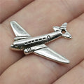 25x31mm 1.7g Multicolor Zinc Alloy Airplane Charm Pendant for DIY Necklace Bracelet Making