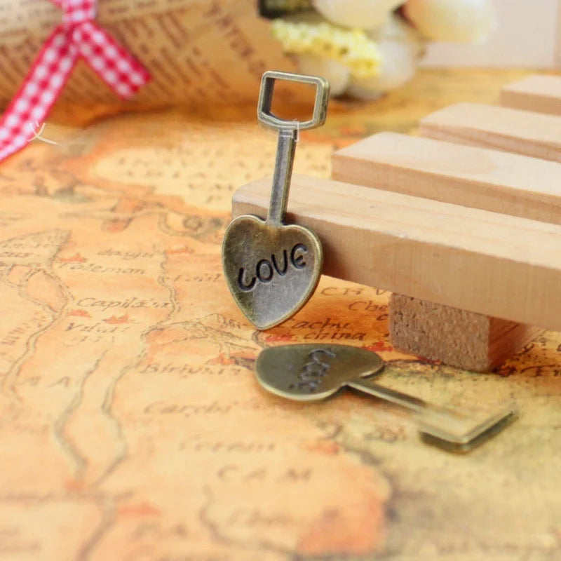 35x17MM Antique Silver Zinc Alloy Heart Shovel Charm Pendant for DIY Necklace Bracelet Jewelry Making