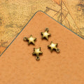 7MM Zinc Alloy Star Charm Pendant for DIY Necklace Bracelet Jewelry Making