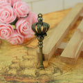 57x18MM Zinc Alloy Crown Heart Key Charm Pendant for DIY Necklace Bracelet Jewelry Making