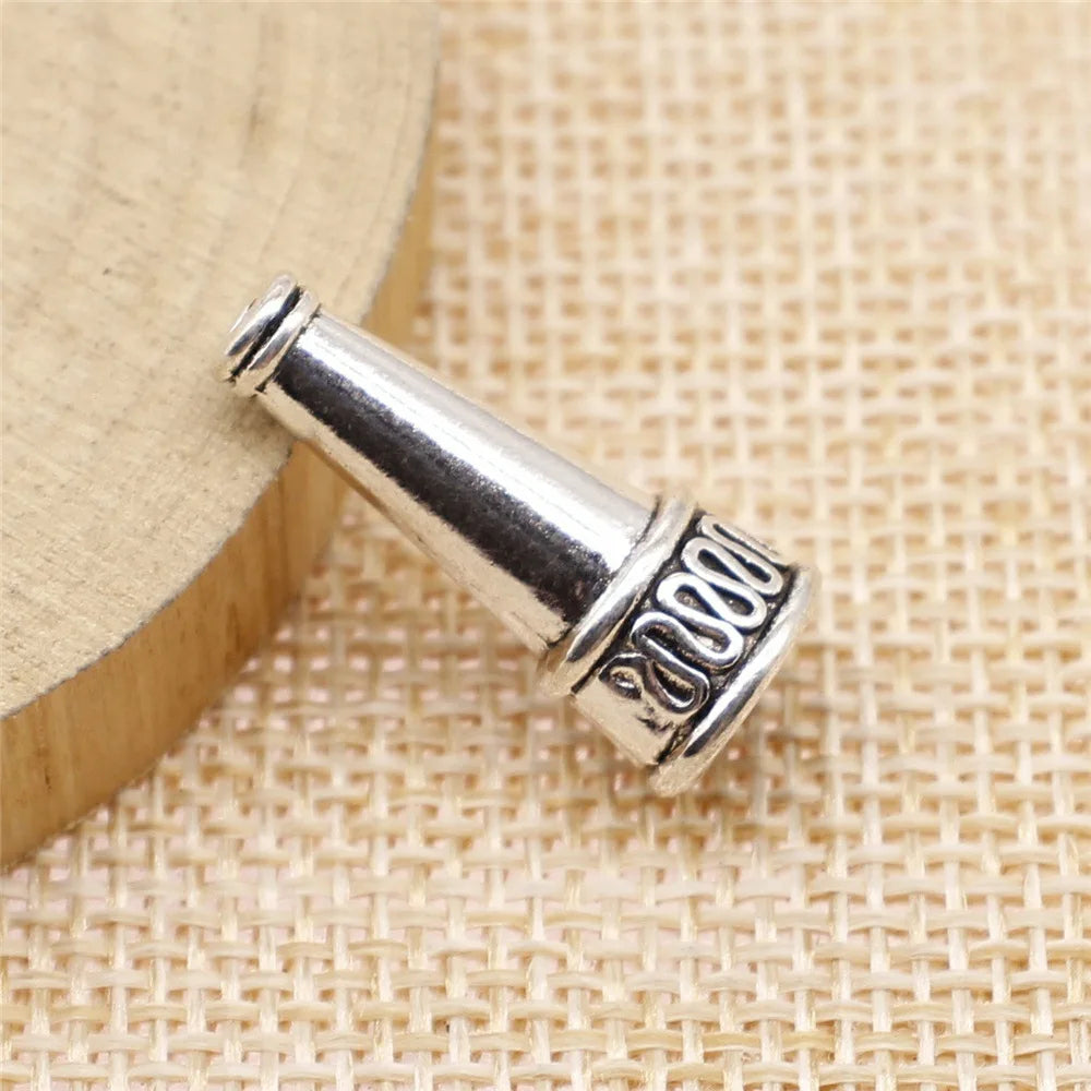 22x10x9mm 1.9g Antique Silver Zinc Alloy Tassel Cone Bead Caps for DIY Earring Necklace Jewelry Making