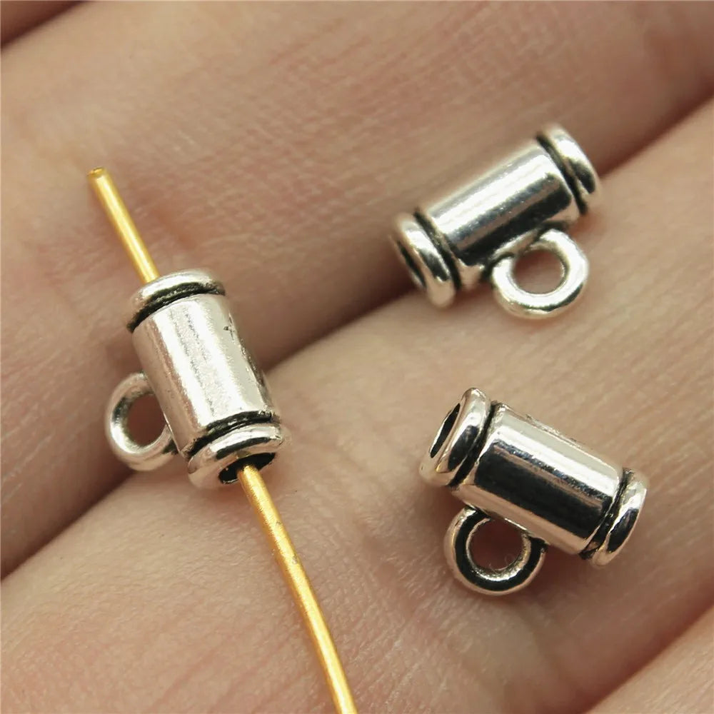 8x7x4mm 0.5g Multi-Color Zinc Alloy Small Pendant Bail Connectors for DIY Necklace Jewelry Making