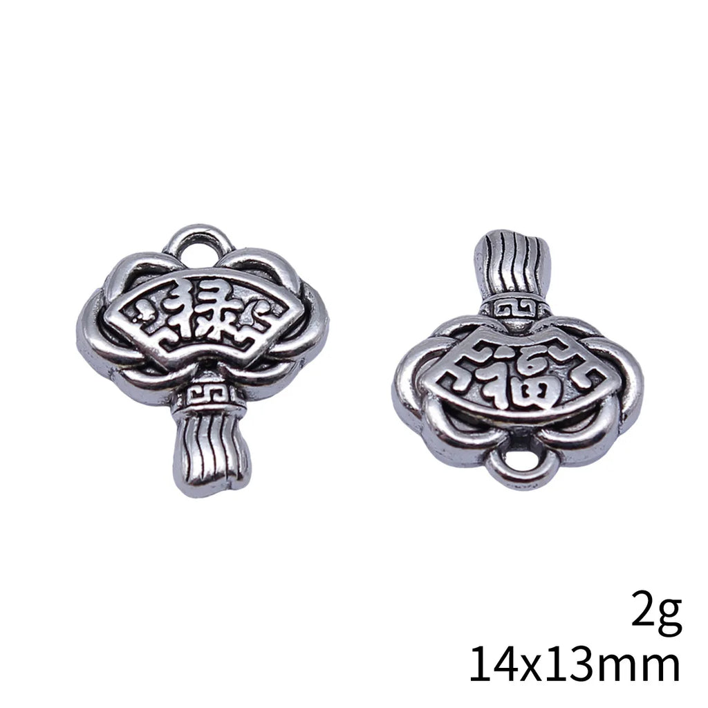 14x13mm 2g Antique Silver Zinc Alloy Lantern Charm Pendant for DIY Necklace Bracelet Making