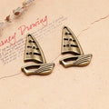 31x21mm Antique Silver Zinc Alloy Sailboat Charm Pendant for DIY Necklace Bracelet Jewelry Making