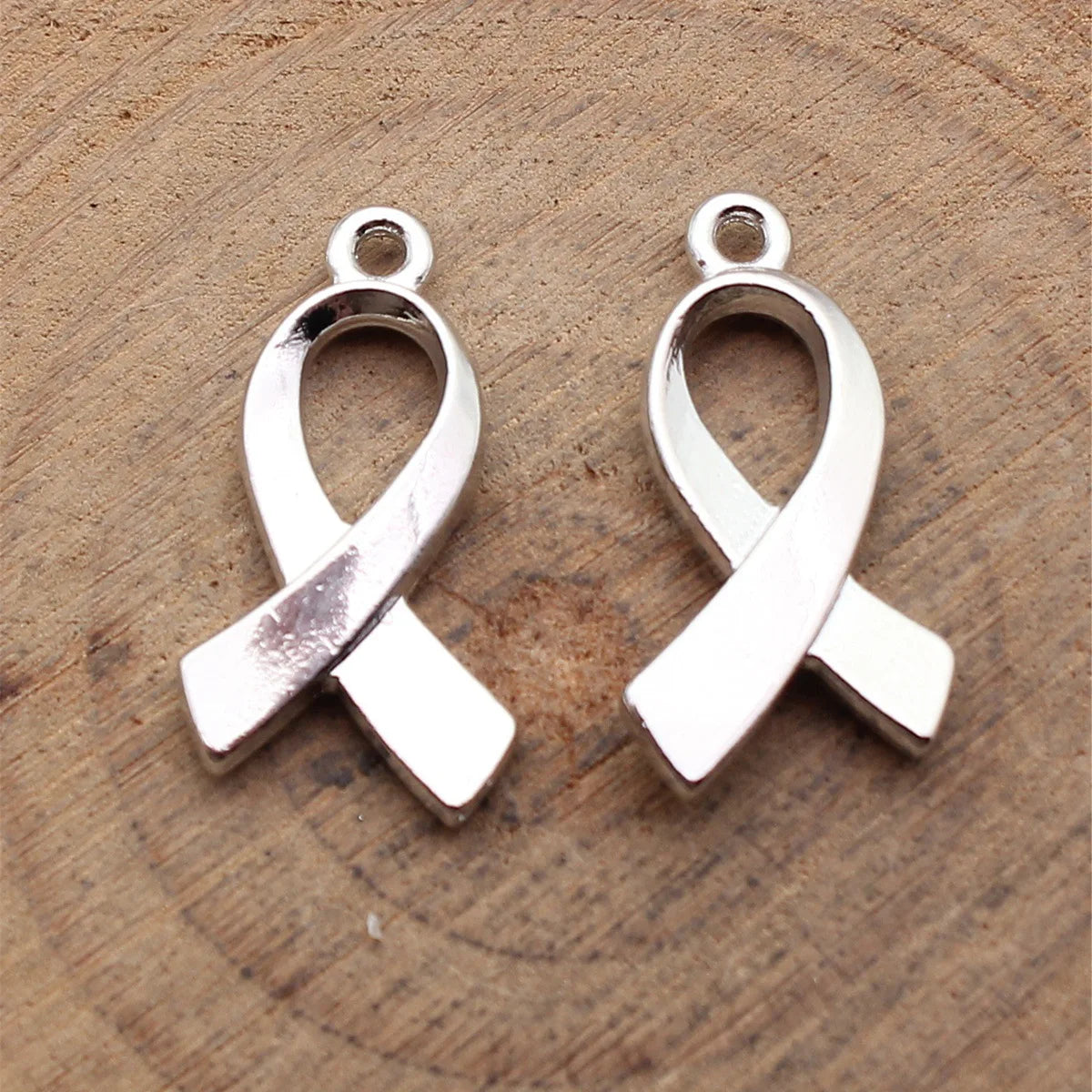 21x11mm 1.3g Multicolor Zinc Alloy Ribbon Scarf Charm Pendant for DIY Necklace Bracelet Jewelry Making
