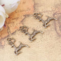 20x14MM Zinc Alloy Deer Charm Pendant for DIY Necklace Bracelet Jewelry Making