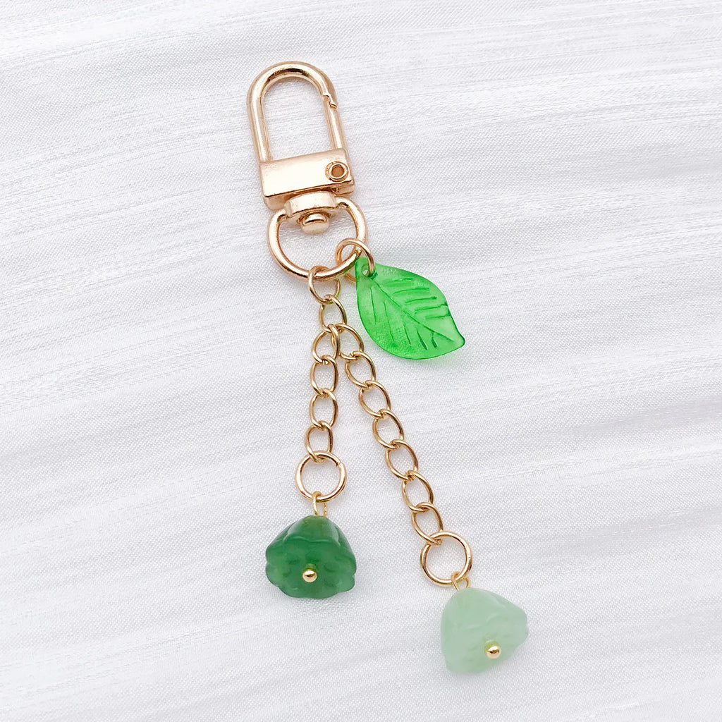 Transparent Glass Lotus Pod Bead Charm Pendant for Bracelet and Necklace Jewelry Making